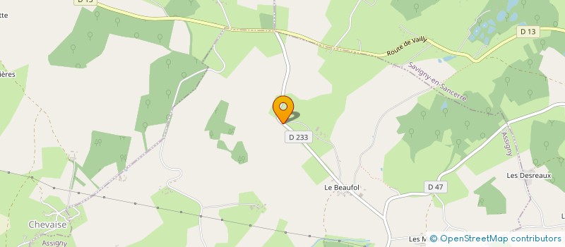 localisation de l'entreprise MADAME SANDRA GREILLOT  SAVIGNY-EN-SANCERRE