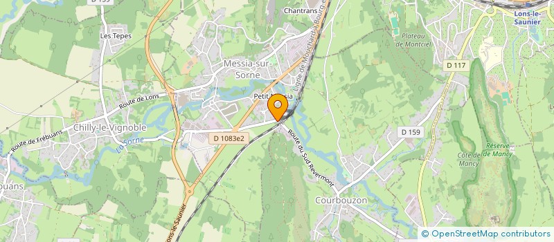 localisation de l'entreprise MADAME SANDRA GRIVEL  MESSIA-SUR-SORNE