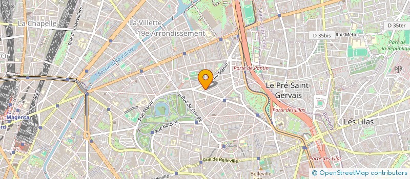 localisation de l'entreprise MADAME SANDRA GROCRAVLA  PARIS