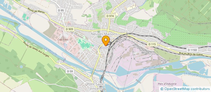 localisation de l'entreprise MADAME SANDRA GROUX  NEUVES-MAISONS