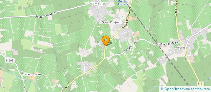 localisation de l'entreprise MADAME SANDRA GUEDOU  MOULIS-EN-MEDOC