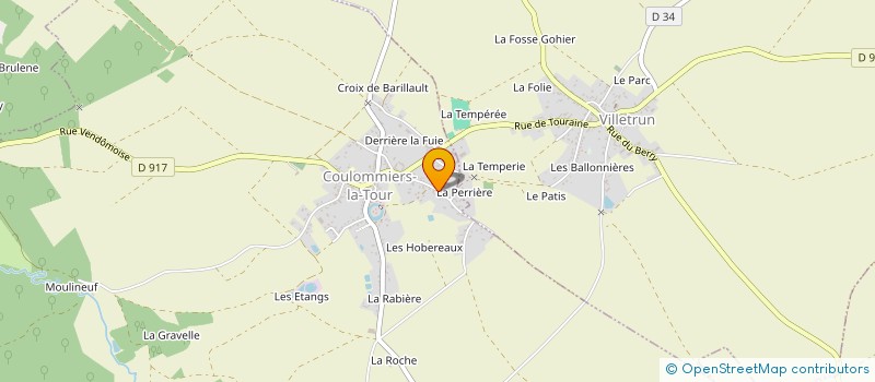 localisation de l'entreprise MADAME SANDRA GUERRERO  COULOMMIERS-LA-TOUR