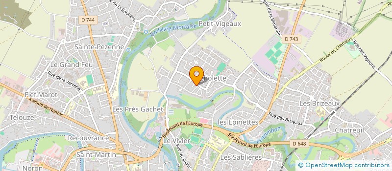 localisation de l'entreprise MADAME SANDRA GUIBERTEAU à NIORT