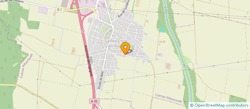 localisation de l'entreprise MADAME SANDRA GUIDI  SAINTE-CROIX-EN-PLAINE