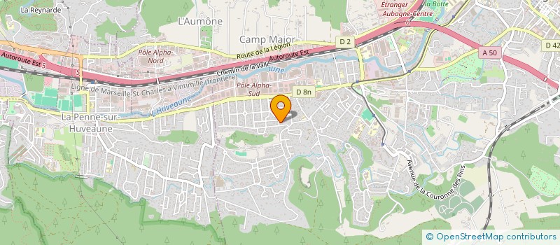 localisation de l'entreprise MADAME SANDRA GUILBOT  AUBAGNE