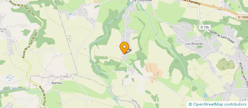 localisation de l'entreprise MADAME SANDRA GUILLAUD  SAINT-DIDIER-DE-LA-TOUR