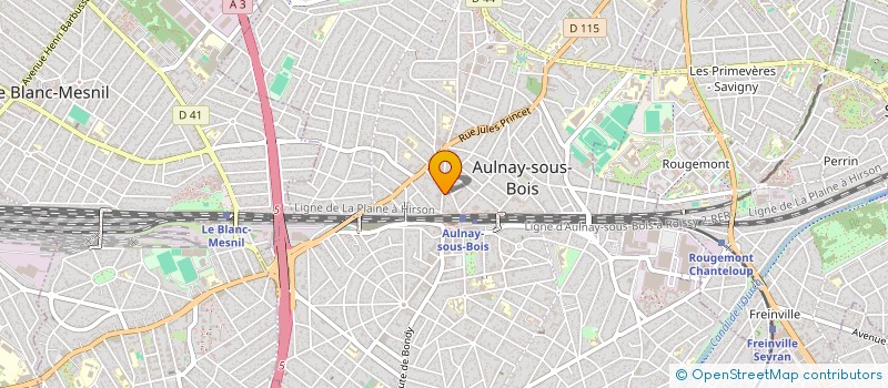 localisation de l'entreprise MADAME SANDRA GUILLET à AULNAY-SOUS-BOIS