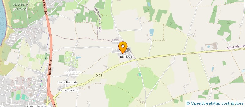 localisation de l'entreprise MADAME SANDRA GUILLOUX  SAINT-MICHEL-CHEF-CHEF