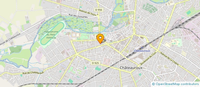 localisation de l'entreprise MADAME SANDRA GUILLUY à CHATEAUROUX