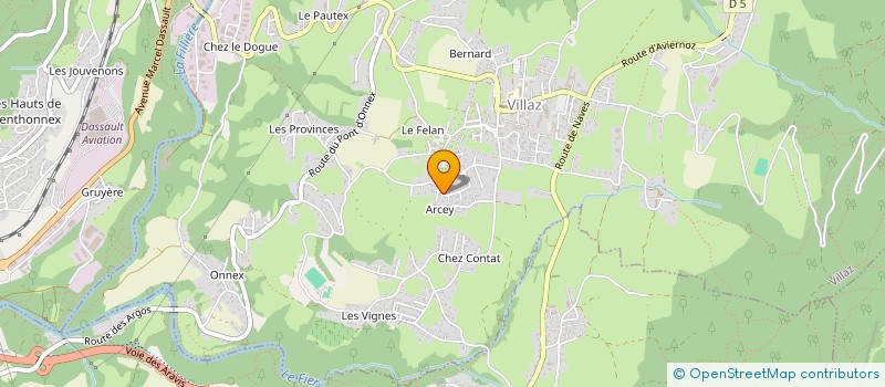 localisation de l'entreprise MADAME SANDRA GUITTARD  VILLAZ