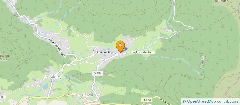 localisation de l'entreprise MADAME SANDRA HAEFFELE  LE SAULCY