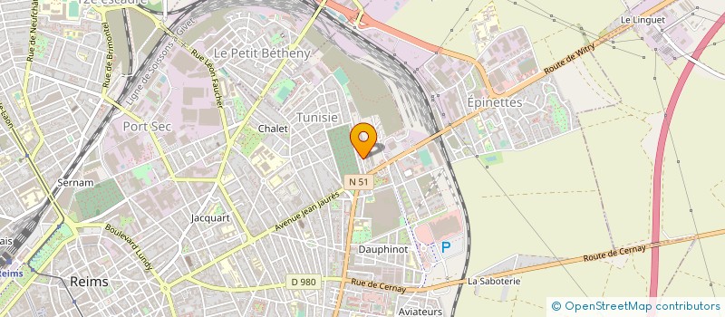 localisation de l'entreprise MADAME SANDRA HAFFIDI  REIMS