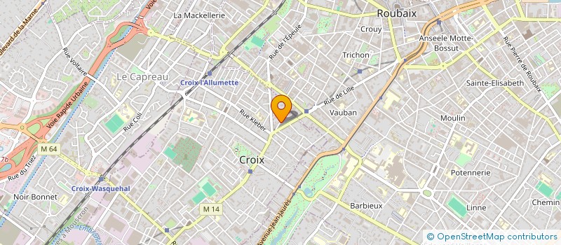 localisation de l'entreprise MADAME SANDRA HAMLA  CROIX