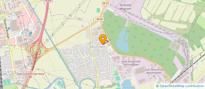 localisation de l'entreprise MADAME SANDRA HANSEN  REICHSTETT