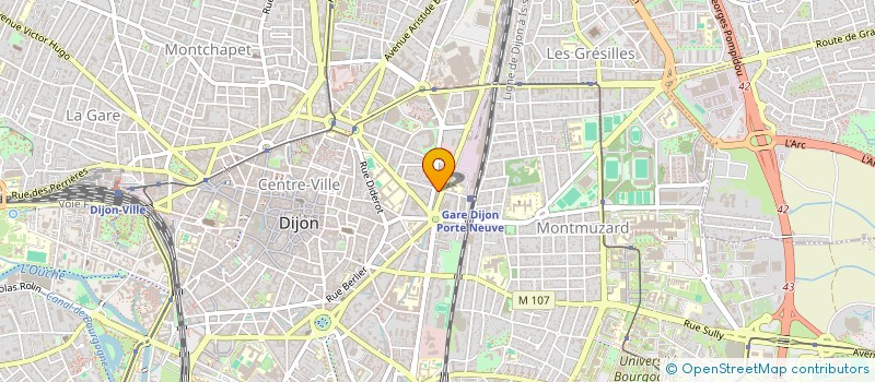 localisation de l'entreprise MADAME SANDRA HARDY  DIJON