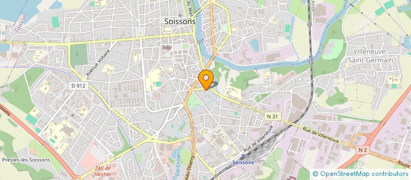 localisation de l'entreprise MADAME SANDRA HASE à SOISSONS