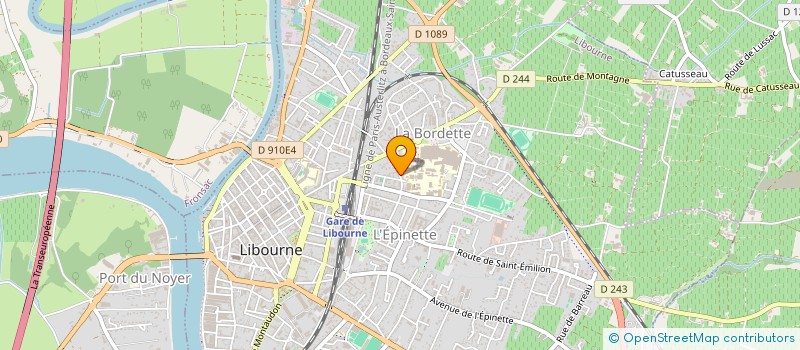 localisation de l'entreprise MADAME SANDRA HAUPOIS à LIBOURNE