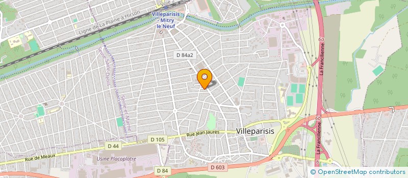 localisation de l'entreprise MADAME SANDRA HEINE  VILLEPARISIS