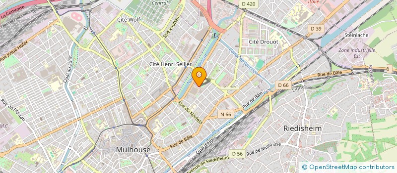 localisation de l'entreprise MADAME SANDRA HELGEN  MULHOUSE