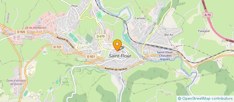 localisation de l'entreprise MADAME SANDRA HERMAL à SAINT-FLOUR