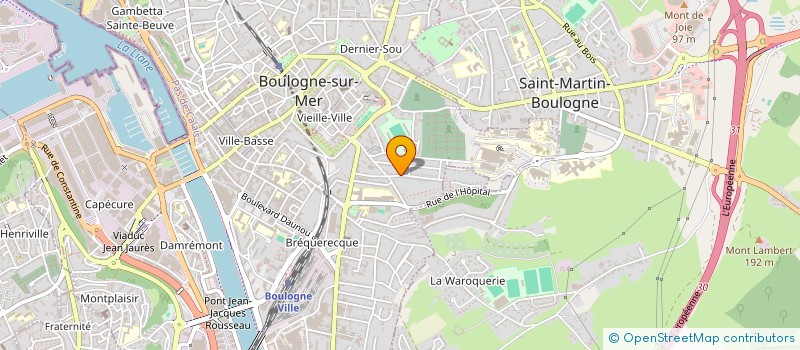 localisation de l'entreprise MADAME SANDRA HERMANDESSE à BOULOGNE-SUR-MER