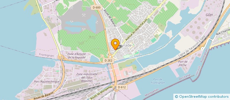 localisation de l'entreprise MADAME SANDRA HERRAULT à FRONTIGNAN