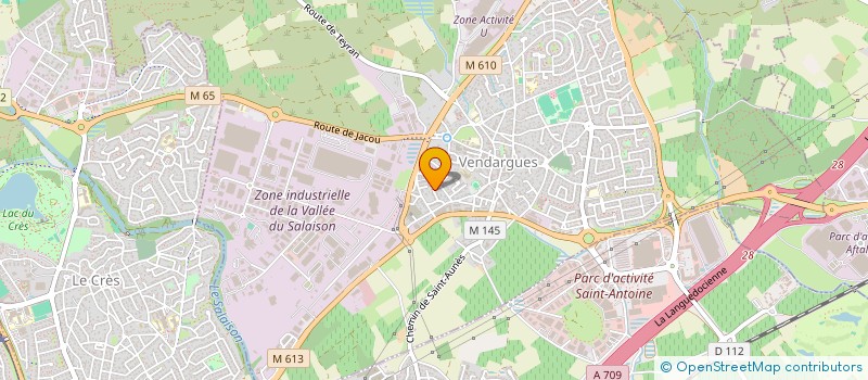 localisation de l'entreprise MADAME SANDRA HETTLER à VENDARGUES