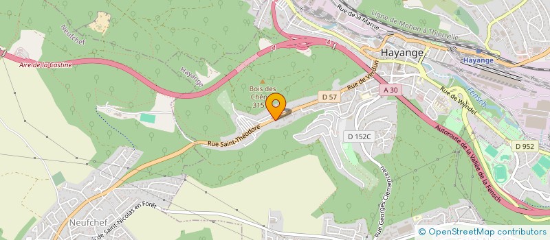 localisation de l'entreprise MADAME SANDRA HILD  SAINTE-RUFFINE