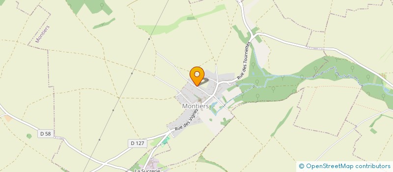 localisation de l'entreprise MADAME SANDRA HORN  MONTIERS