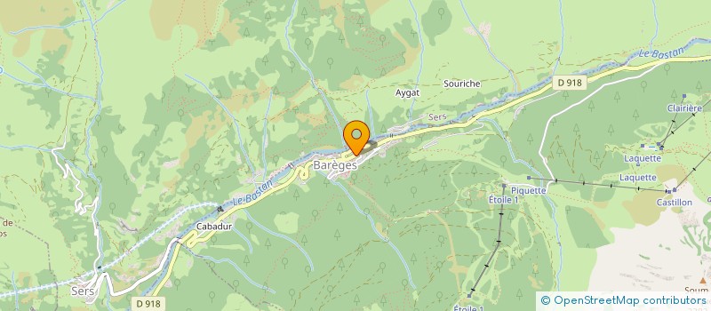 localisation de l'entreprise MADAME SANDRA HOURRIEZ  BAREGES