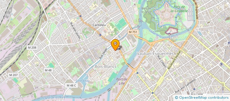 localisation de l'entreprise MADAME SANDRA HRUSTIC à LILLE