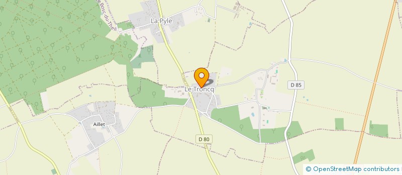 localisation de l'entreprise MADAME SANDRA HUE  LE TRONCQ