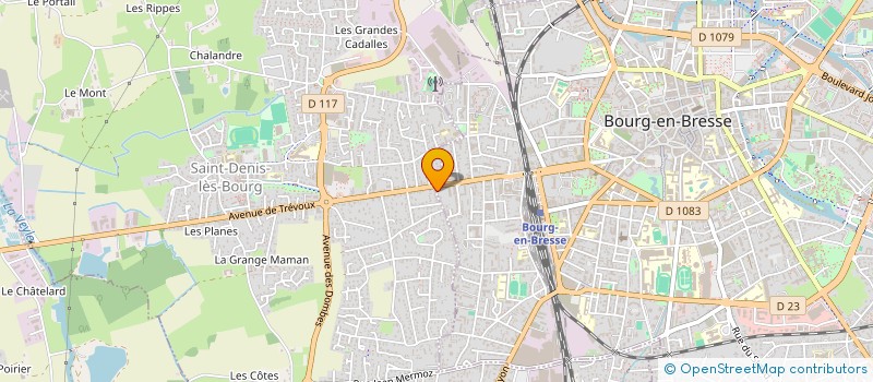 localisation de l'entreprise MADAME SANDRA IANNARILLI  BOURG-EN-BRESSE