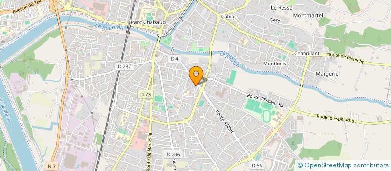 localisation de l'entreprise MADAME SANDRA IDIR  MONTELIMAR