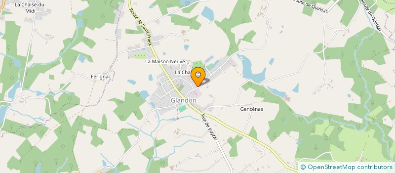 localisation de l'entreprise MADAME SANDRA IMBAUD  GLANDON