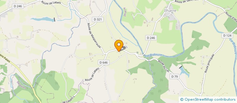 localisation de l'entreprise MADAME SANDRA INCHAUSPE  AMOROTS-SUCCOS