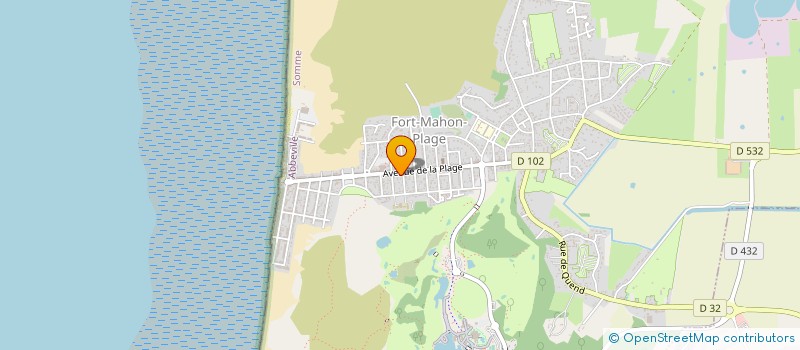 localisation de l'entreprise MADAME SANDRA JACQUELINE GAMAIN  FORT-MAHON-PLAGE