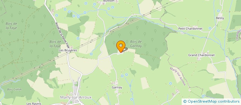 localisation de l'entreprise MADAME SANDRA JAILLET  MARLY-SUR-ARROUX