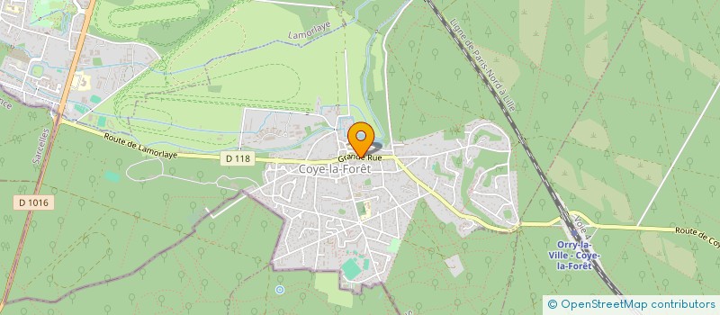 localisation de l'entreprise MADAME SANDRA JALLON  COYE-LA-FORET