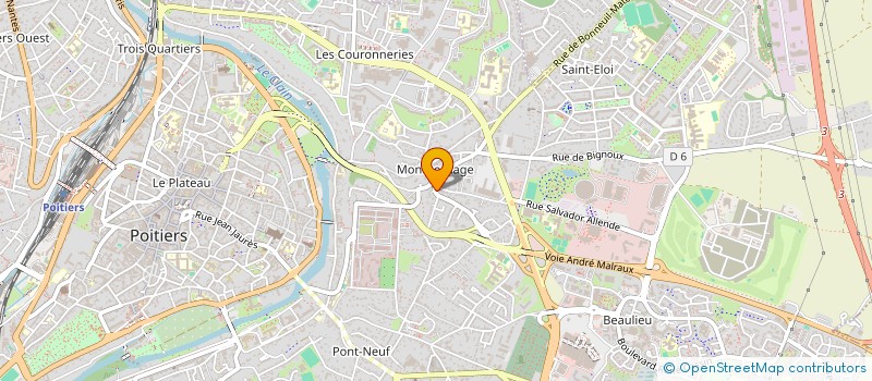 localisation de l'entreprise MADAME SANDRA JANOT à POITIERS