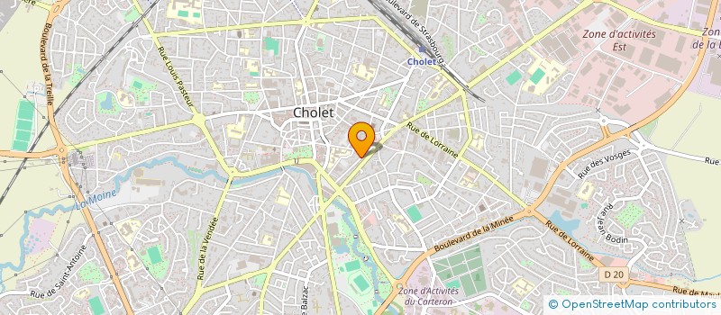 localisation de l'entreprise MADAME SANDRA JAUNET à CHOLET