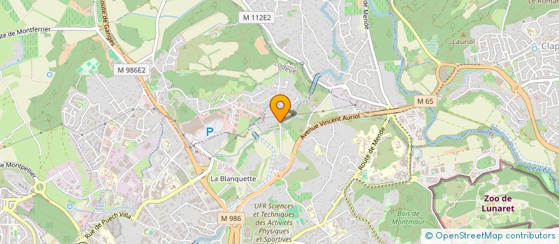 localisation de l'entreprise MADAME SANDRA JEANNIOT  MONTPELLIER