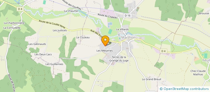localisation de l'entreprise MADAME SANDRA JIMENEZ à MARTHON
