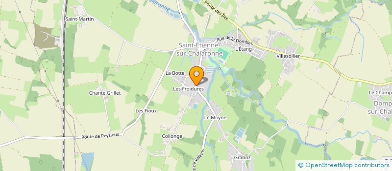 localisation de l'entreprise MADAME SANDRA JOUARD  SAINT-ETIENNE-SUR-CHALARONNE