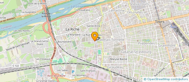 localisation de l'entreprise MADAME SANDRA JOUBERT  LA RICHE