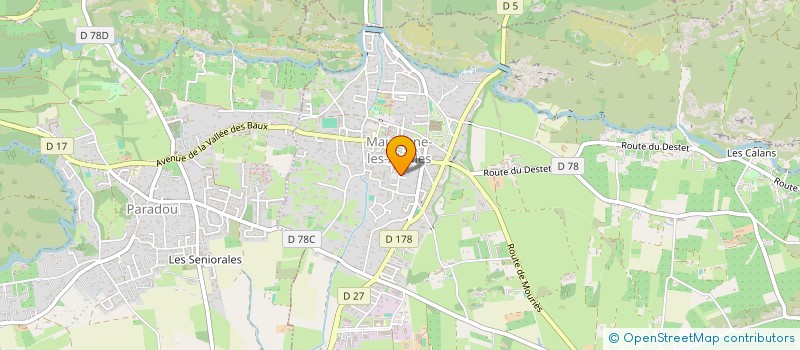 localisation de l'entreprise MADAME SANDRA JOUSSAUD à MAUSSANE-LES-ALPILLES