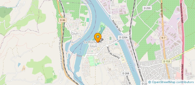 localisation de l'entreprise MADAME SANDRA JOUVENEL  CHANOS-CURSON