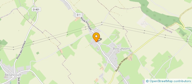 localisation de l'entreprise MADAME SANDRA JOYOT  BOSC-HYONS