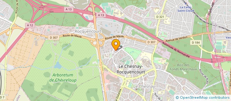 localisation de l'entreprise MADAME SANDRA JUDICIS à LE CHESNAY-ROCQUENCOURT