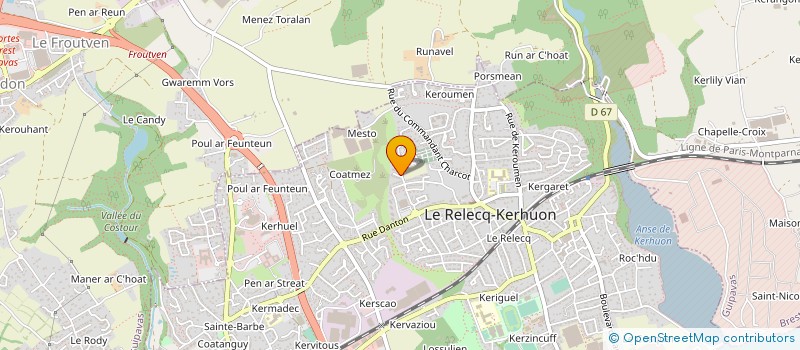localisation de l'entreprise MADAME SANDRA JUNKER à LE RELECQ-KERHUON